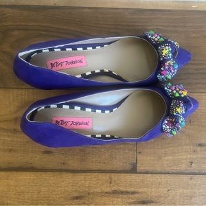 Betsey Johnson Purple heels